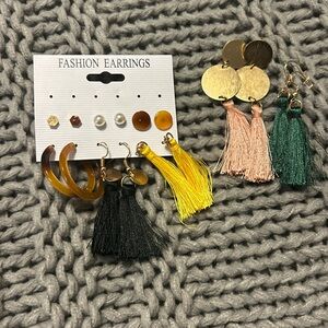 * 2 for $5 * Costume jewelry earring bundle